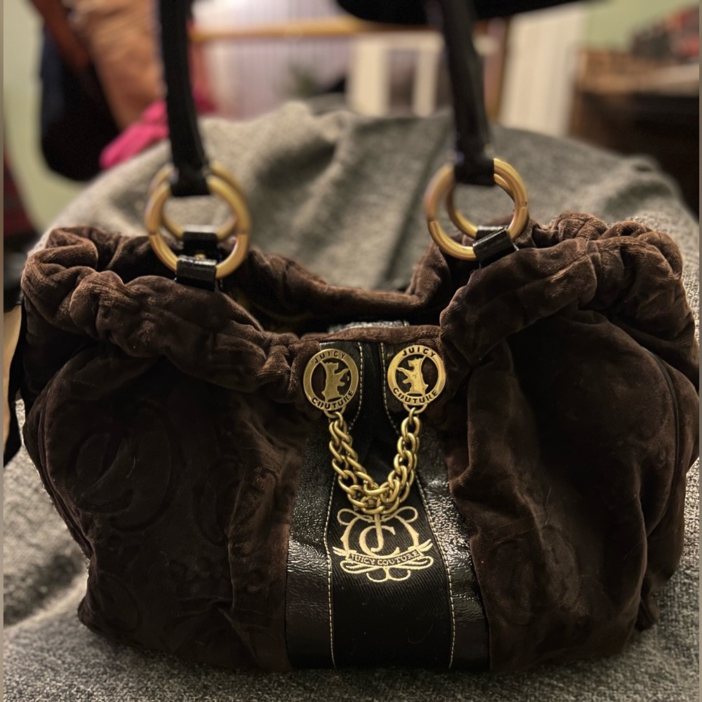Velour Juicy Couture Y2K Large tote